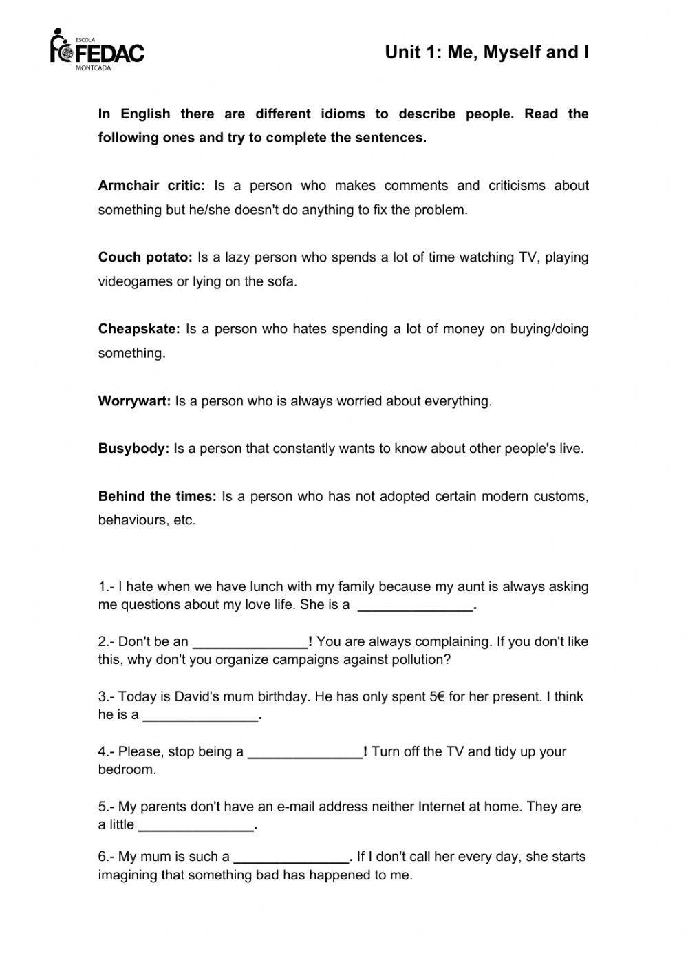 Let's talk about personality