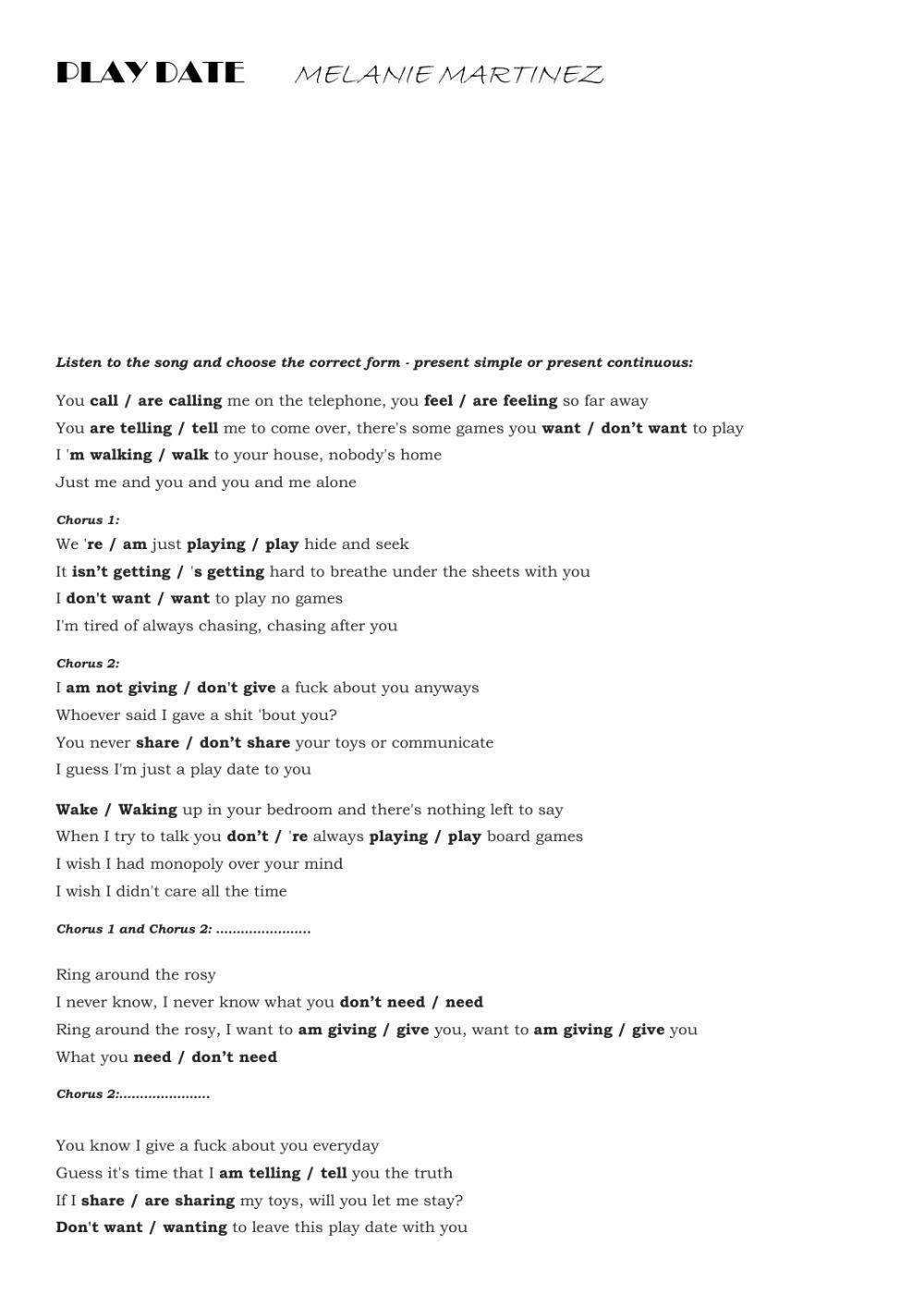 Song Play Date Melanie Martinez