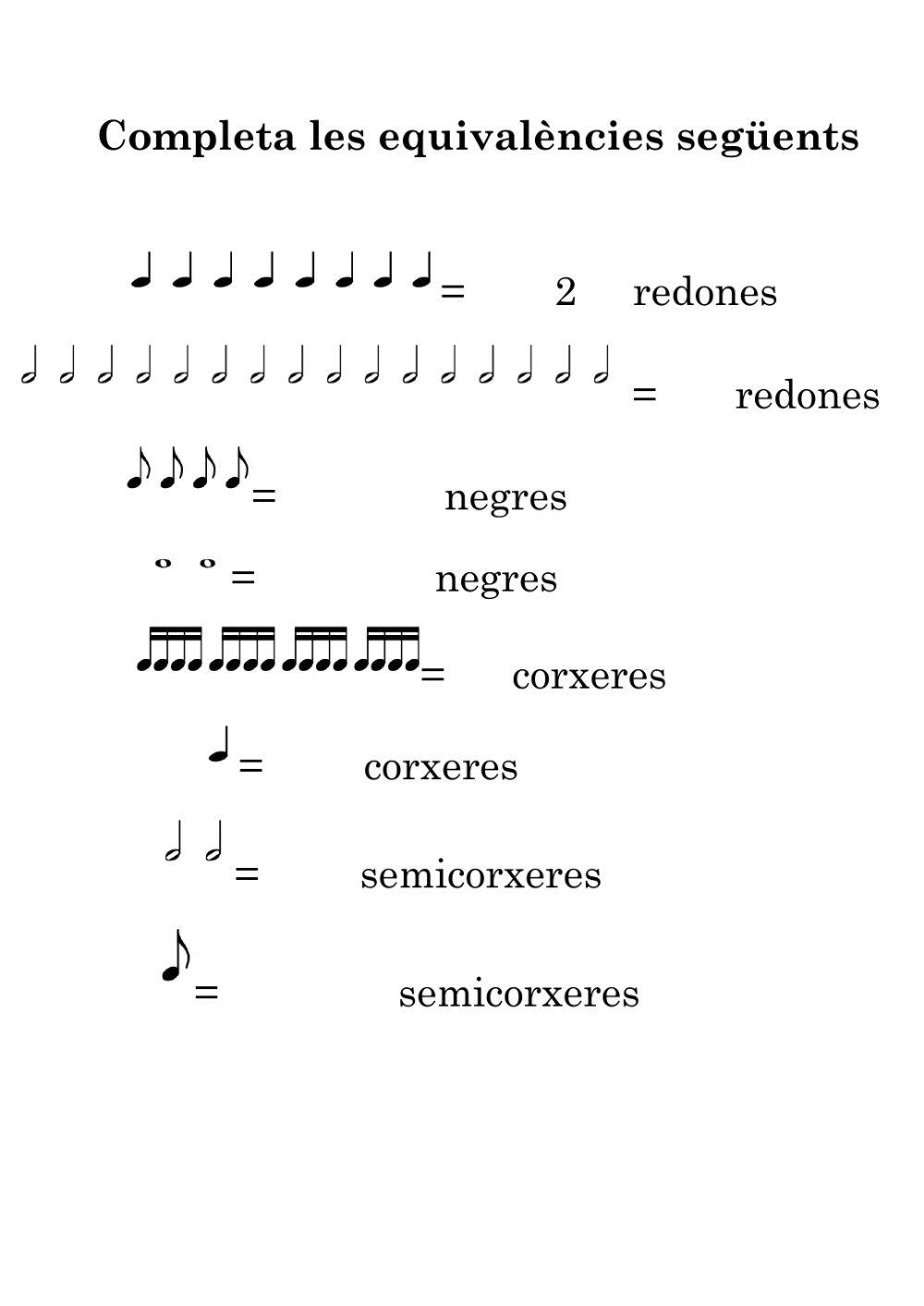 Equivalencia de las figuras