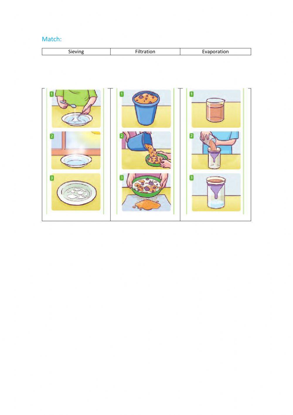Physical and chemical changes - mixtures
