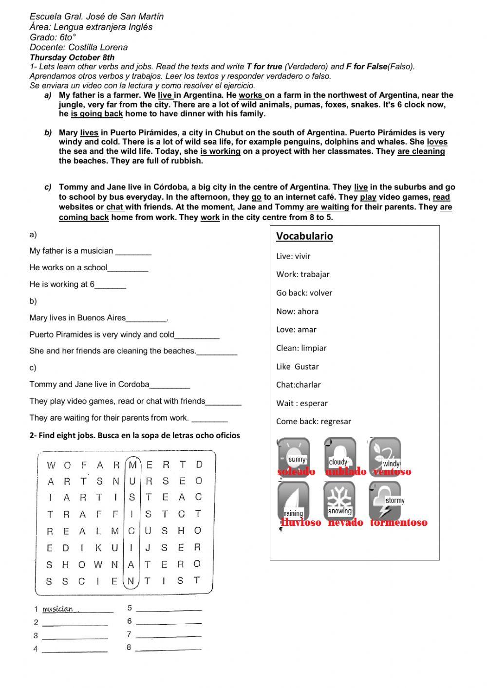 Sixth grade 8october