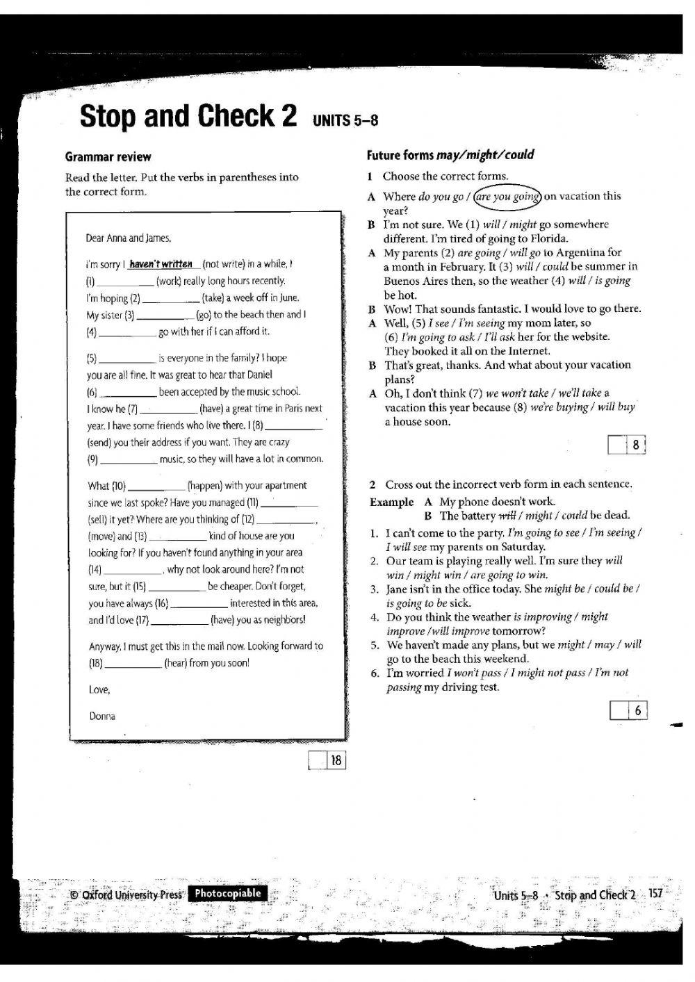 American Headway 3 - Test Units 5-8