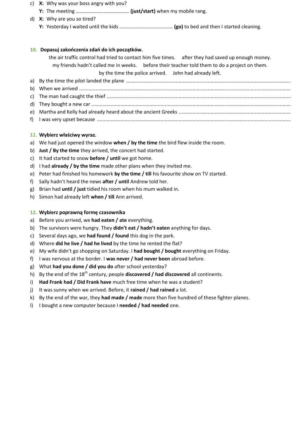 E8 U3 Edukacja Grammar