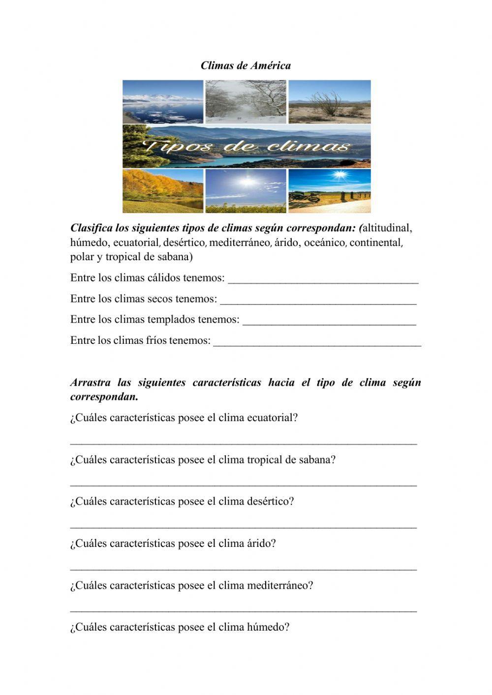 Climas de américa