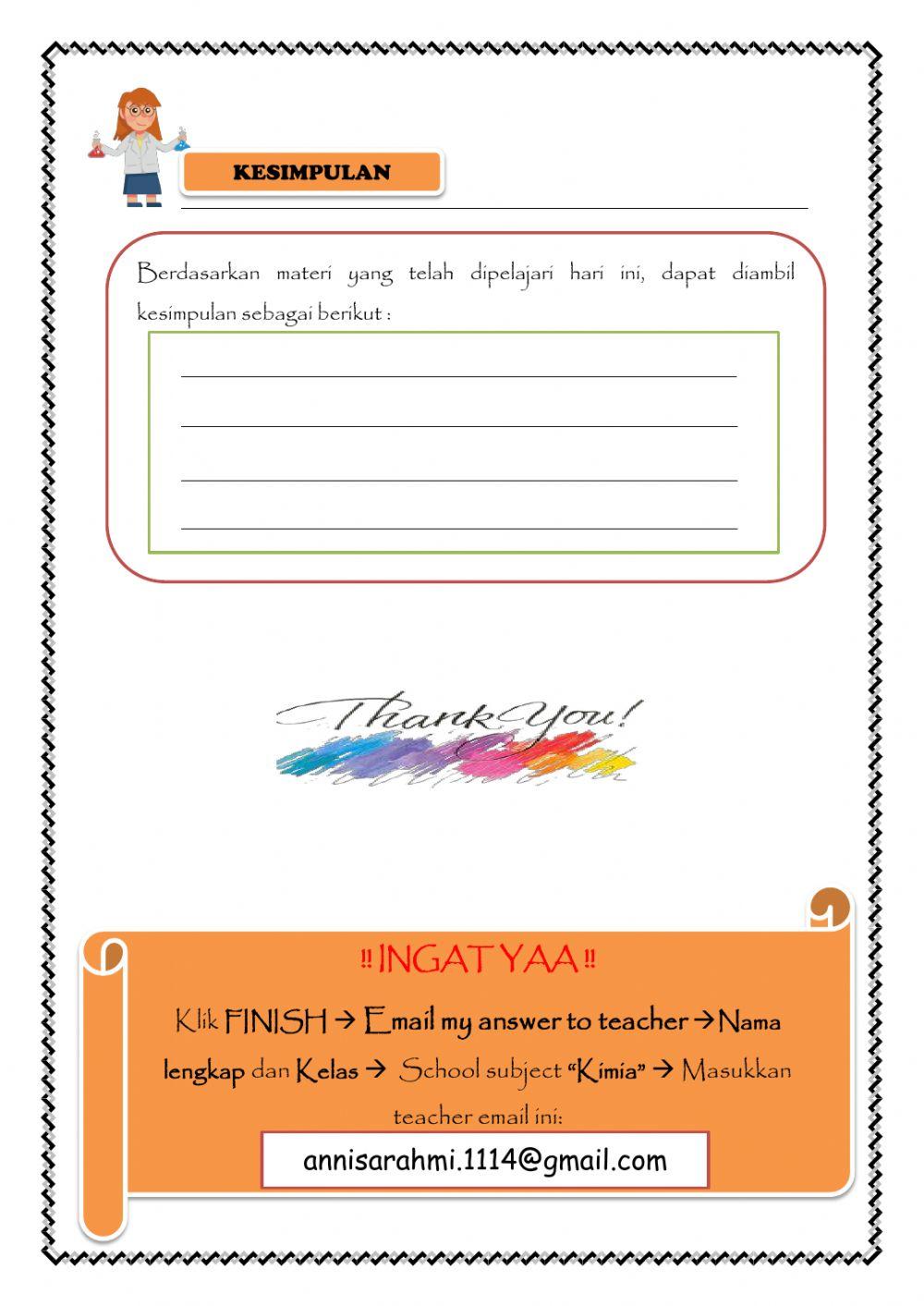 Konsep Mol - Interactive Worksheet