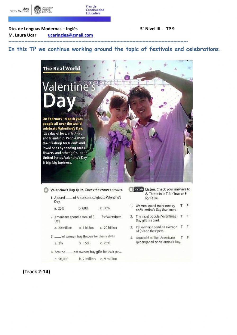 Time Zones 3 Unit 8 - Listening and Grammar