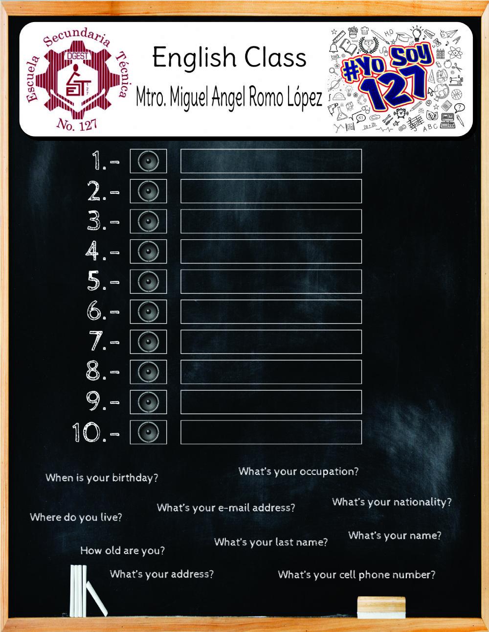 Personal Information