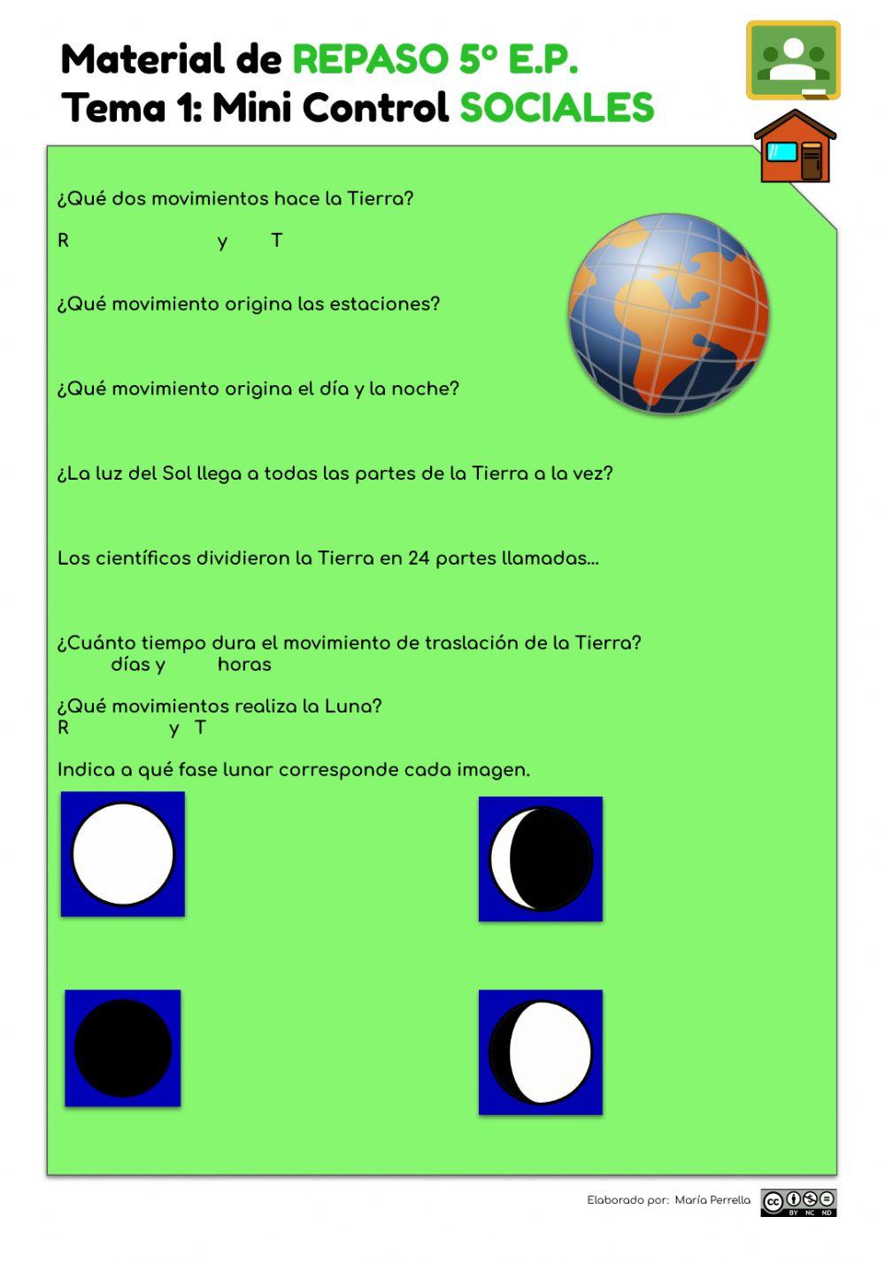 Del universo a la Tierra