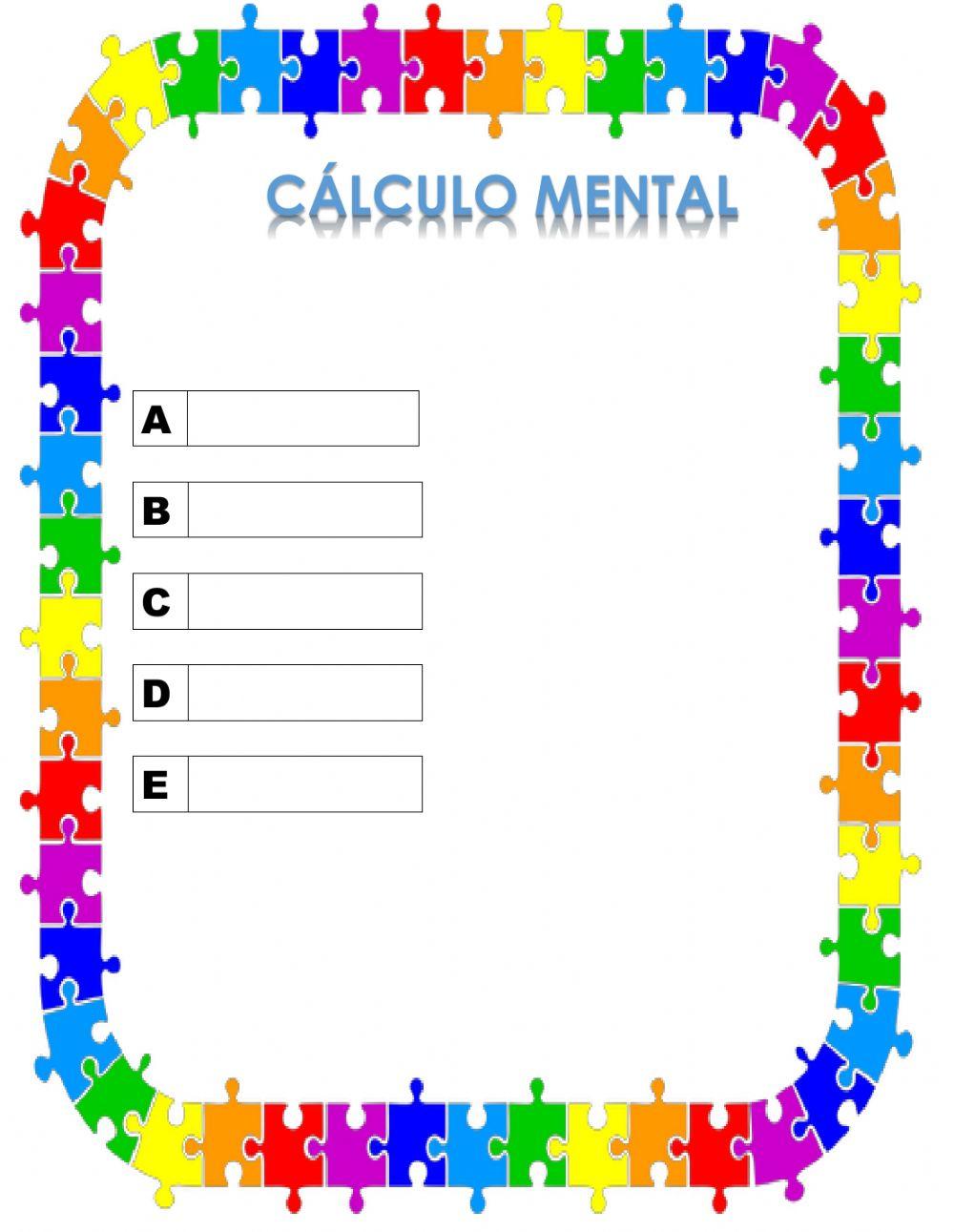 Cálculo mental