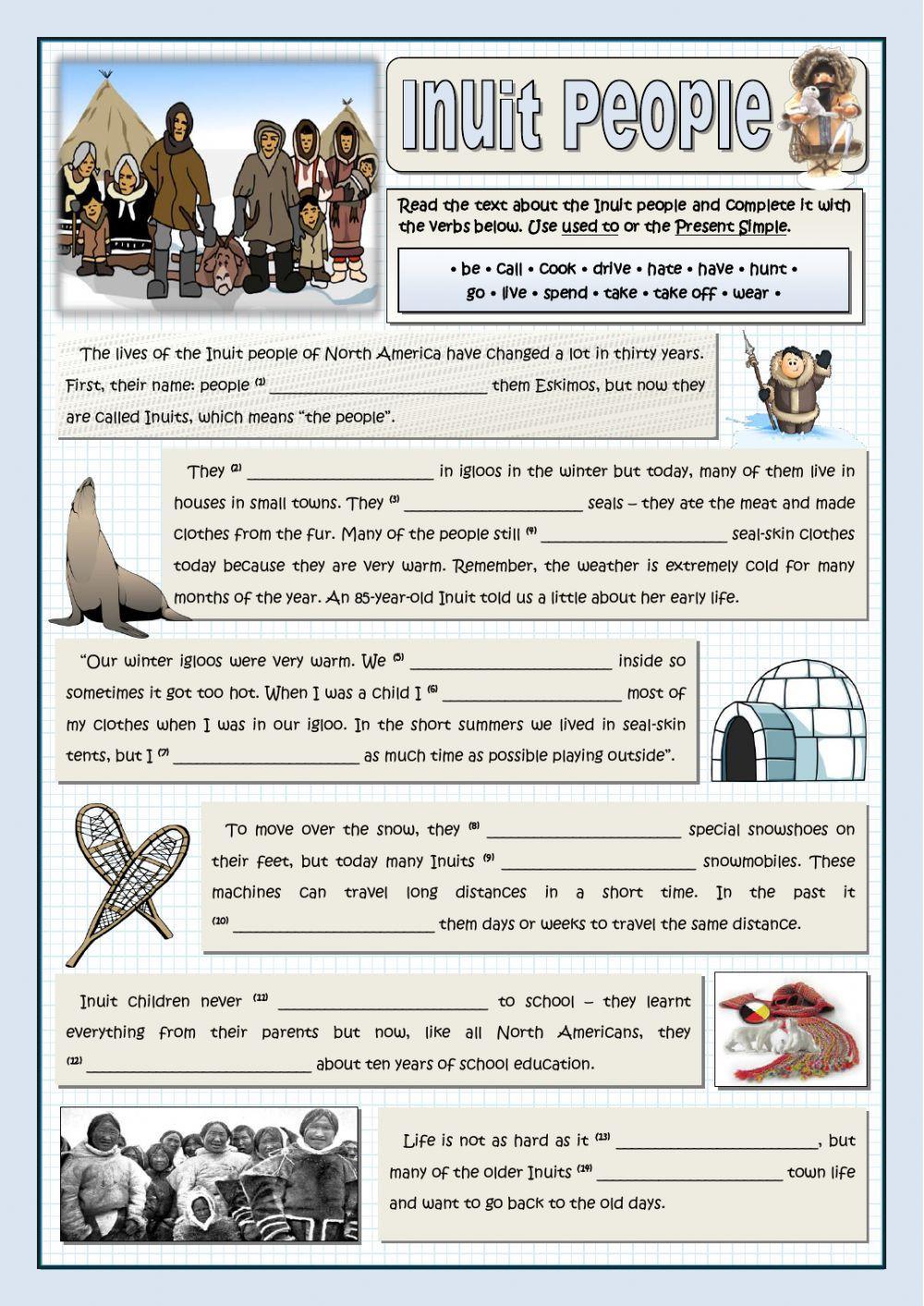 Inuit Worksheets Free