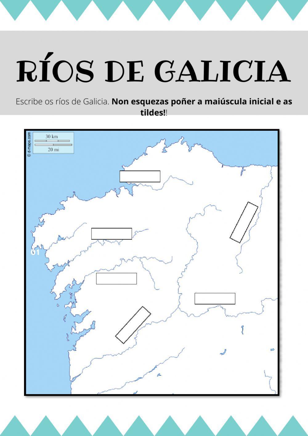 Ríos de Galicia e España