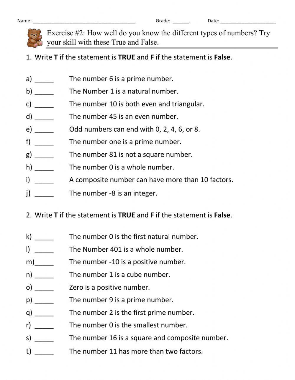 types-of-numbers-activity-live-worksheets
