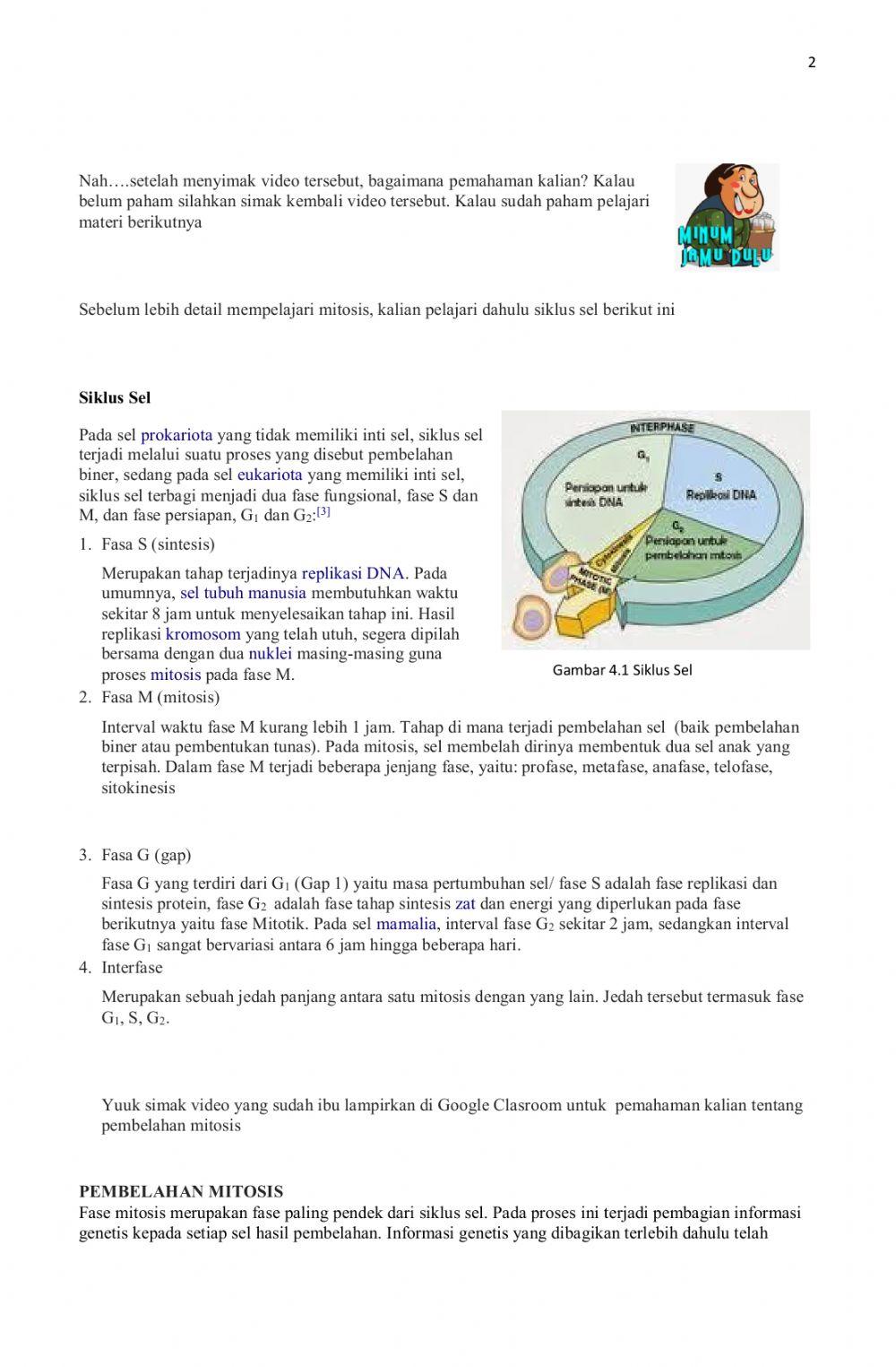 LKPD Amitosis dan Mitosis