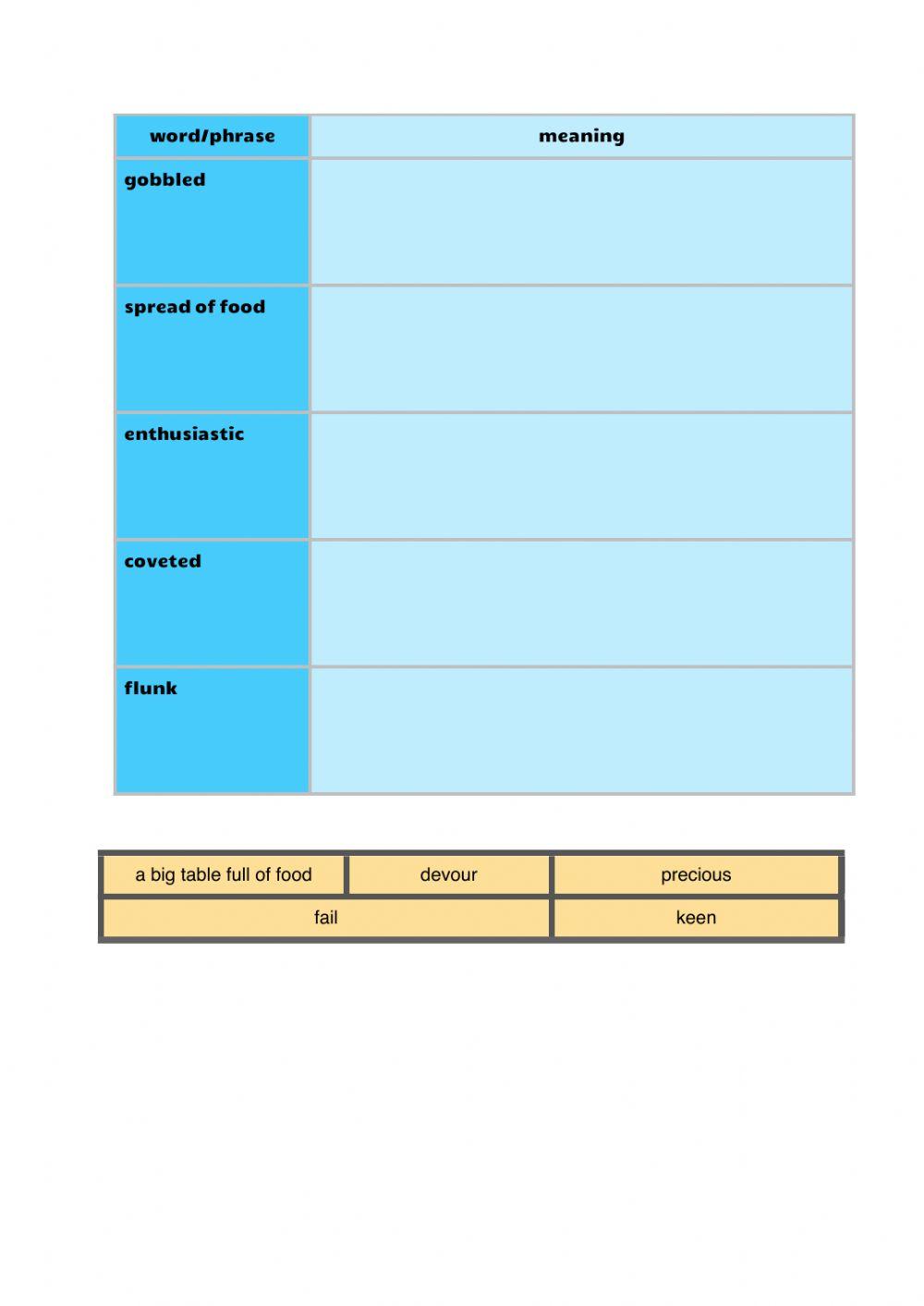 Vocabulary workbook p5-6 Part C