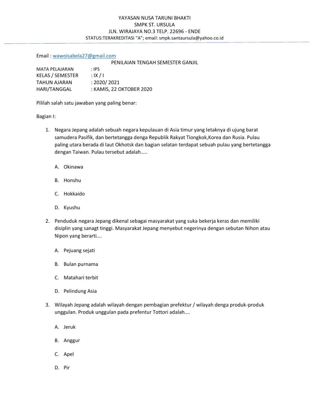 Ujian Tengah Semester