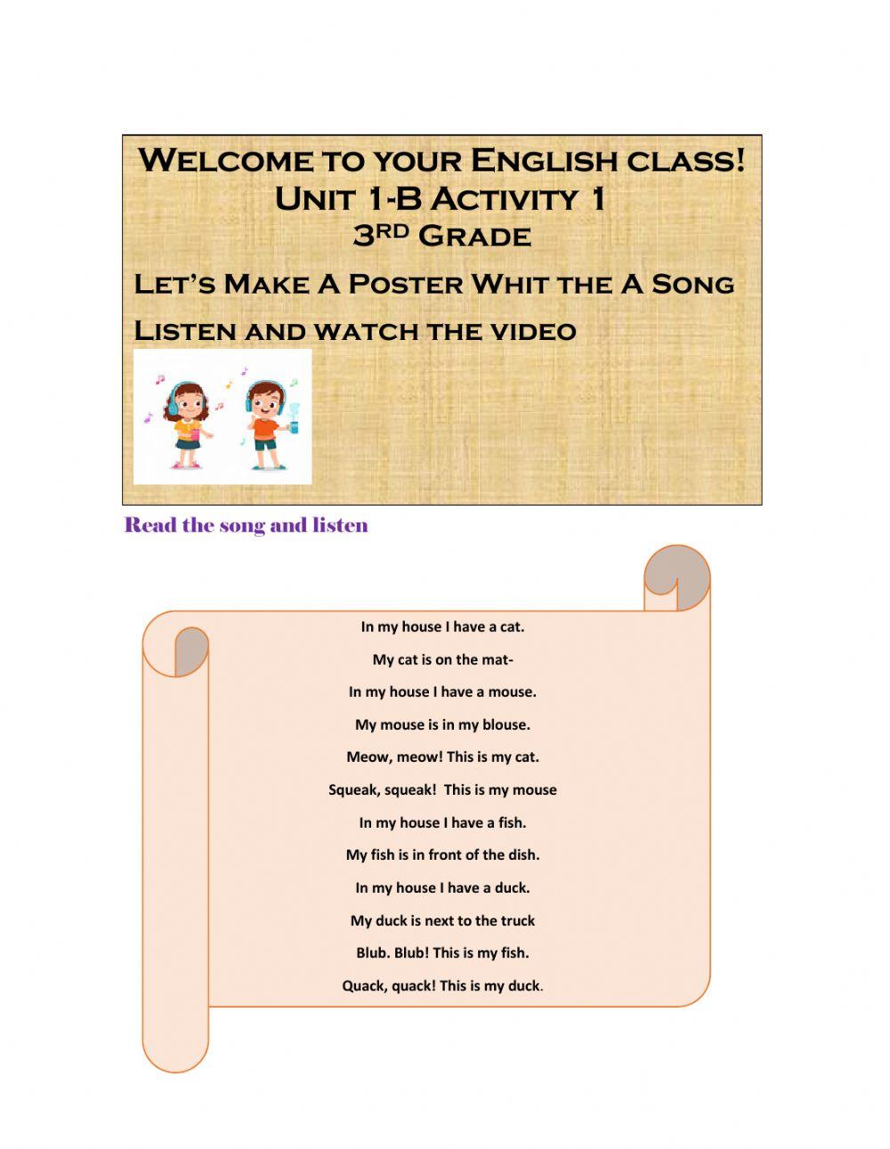 Actividad 1 tercer grado unidad 1-b