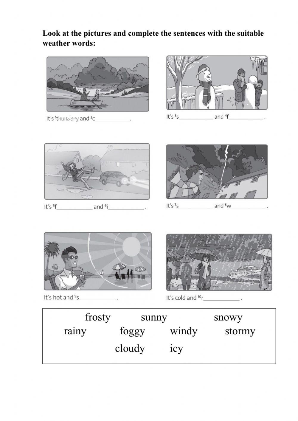 Weather words