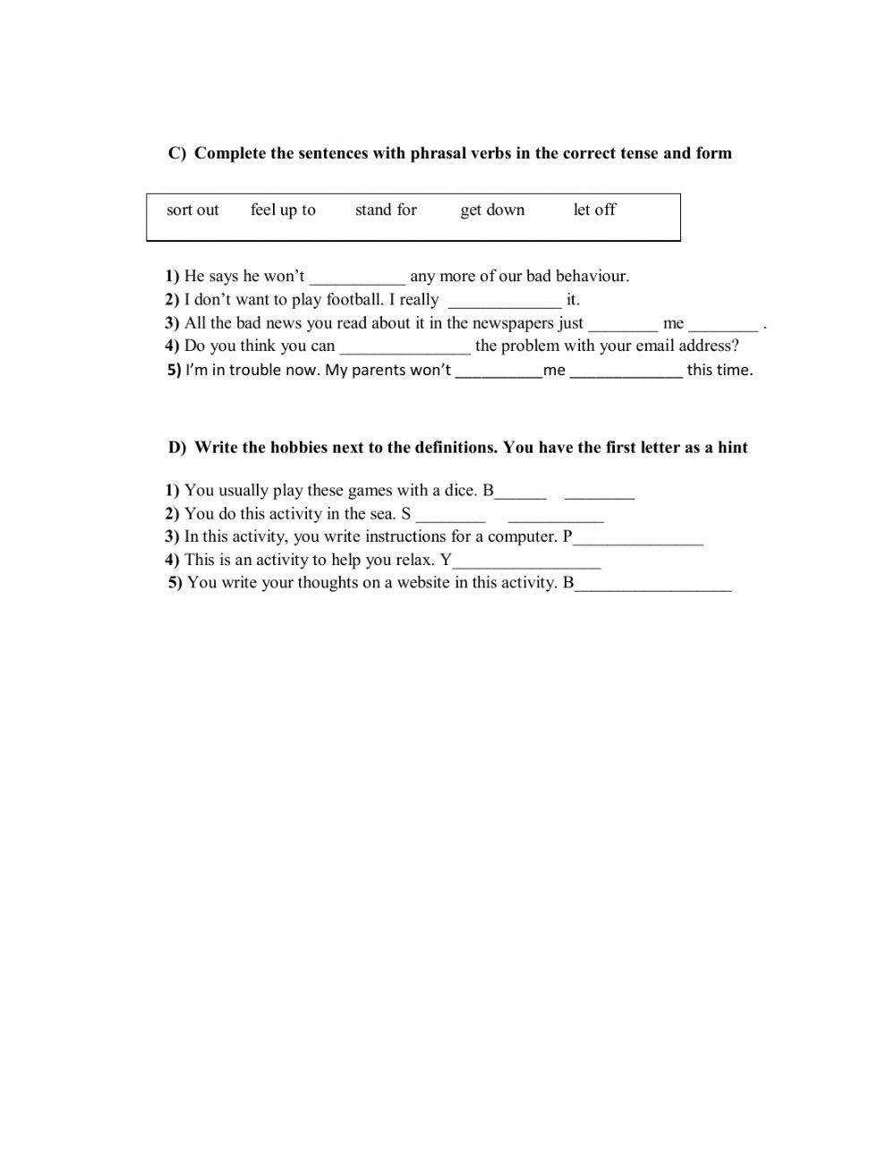 Optimise B1+ Test Unit 5 (2nd version)