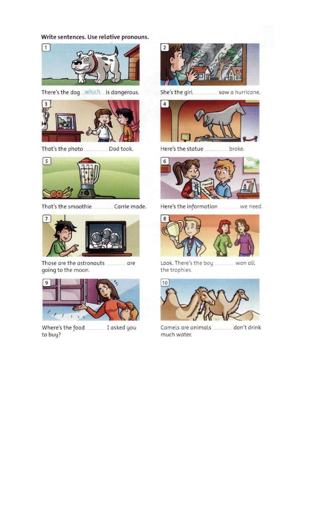 Relative Pronouns Who- Which