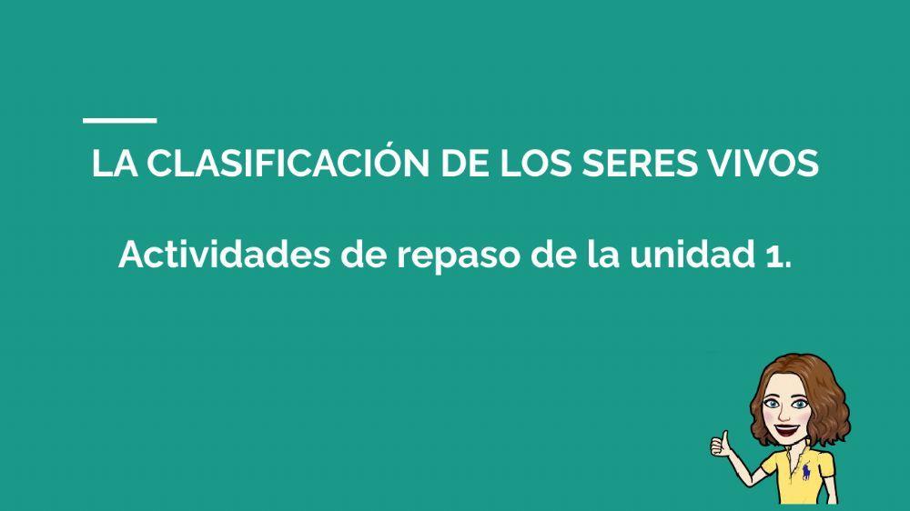 La clasificación de los seres vivos