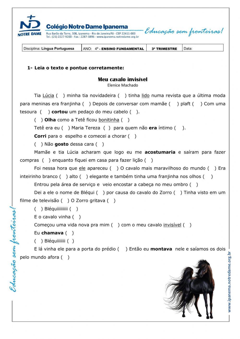 Meu cavalo invisível