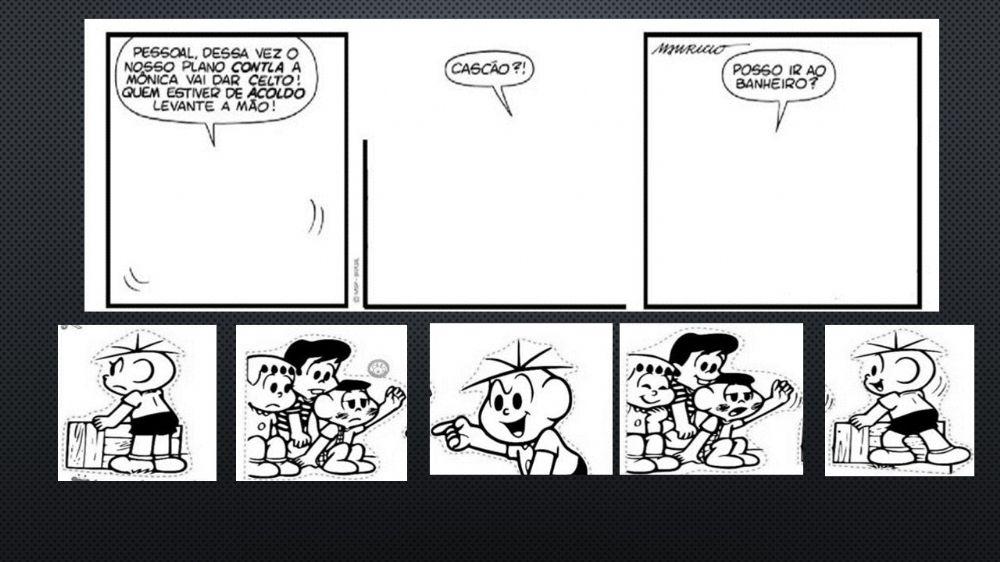 Tirinha do Cebolinha