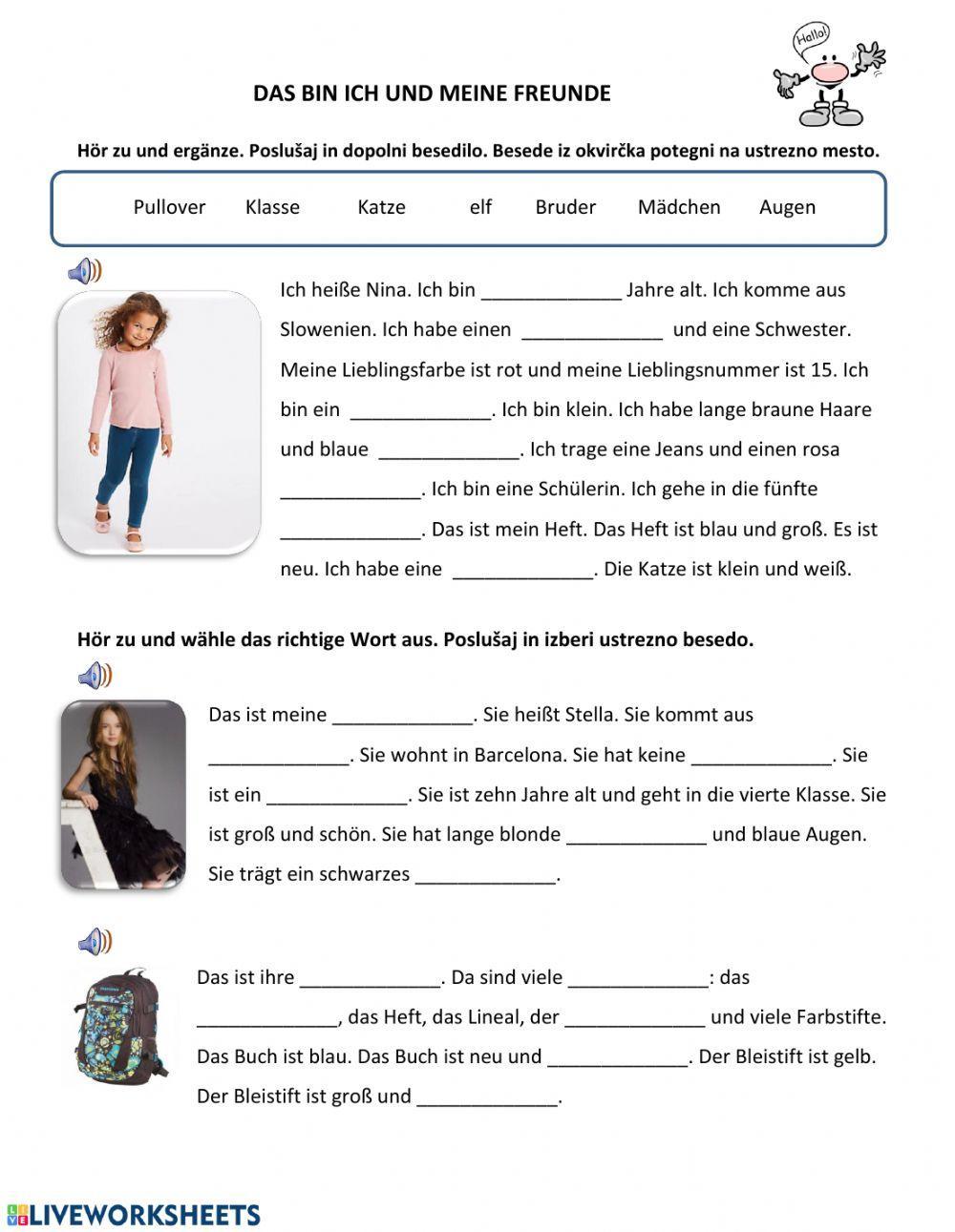 Das bin ich und meine Freunde