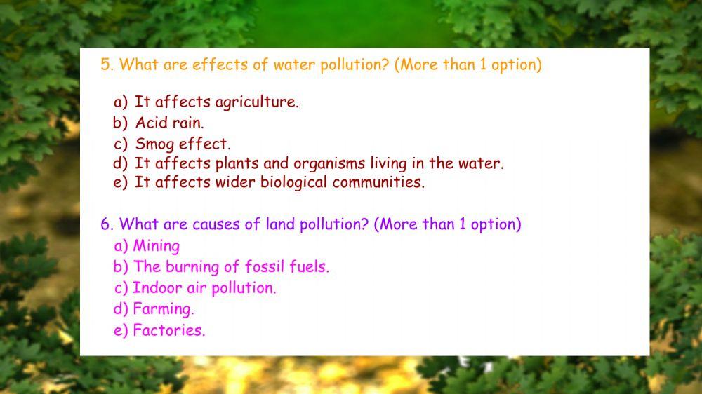 Technology and conservation of environment.