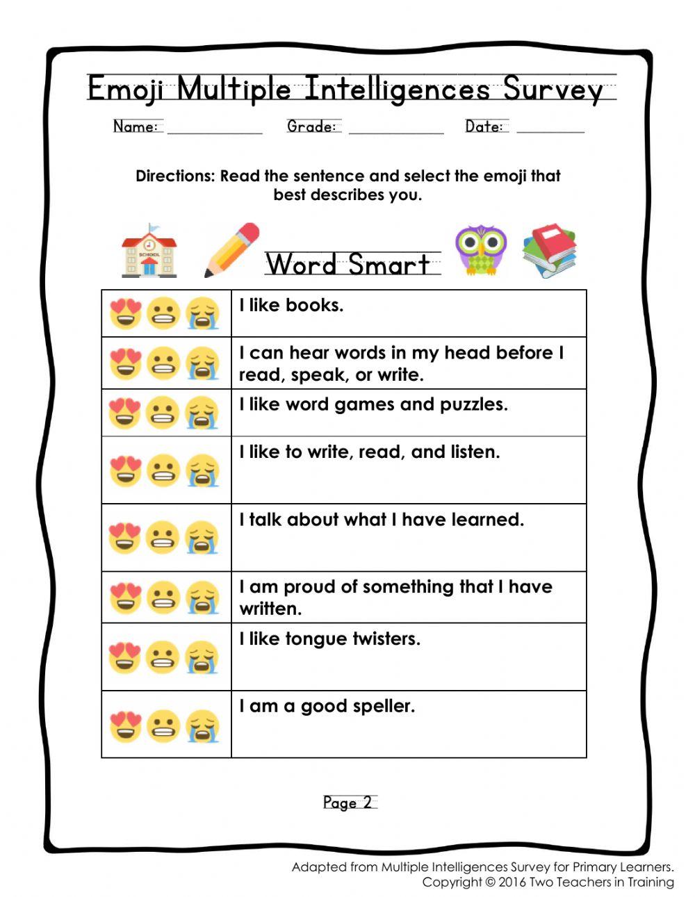 Multiple Intelligence Test