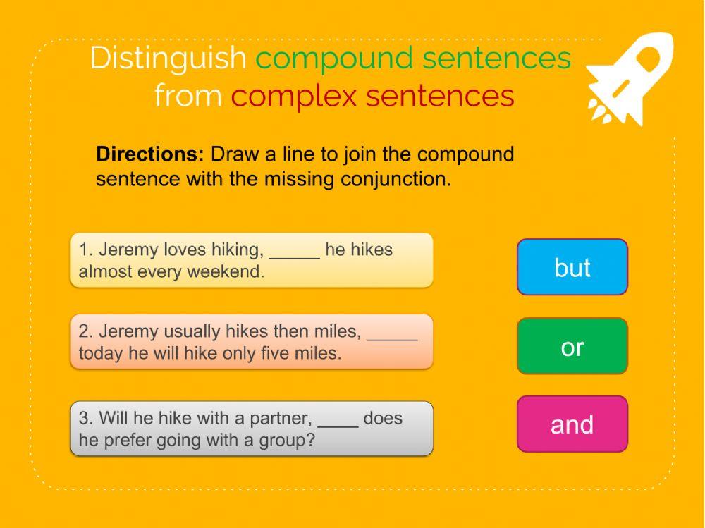 Compound and Complex Sentences (3)
