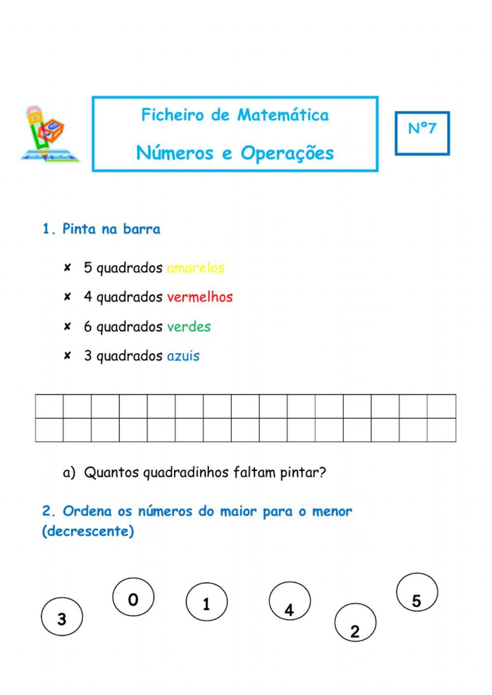 Numeros e operaçoes