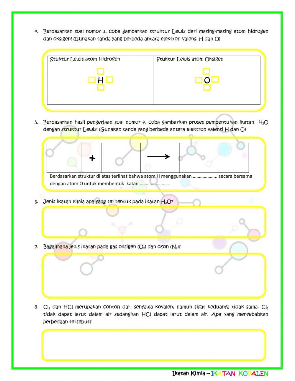 LKPD Materi Ikatan Kimia