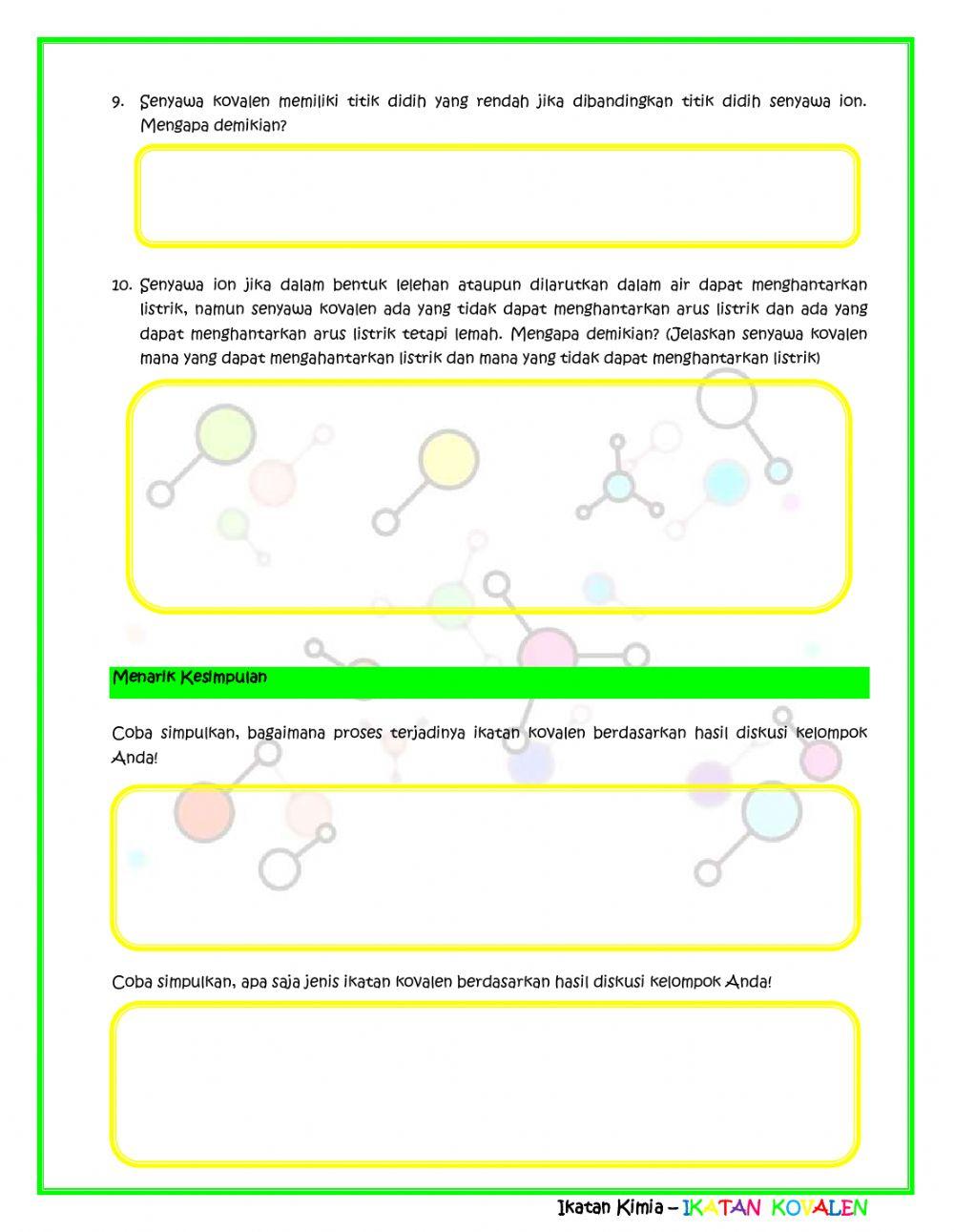 LKPD Materi Ikatan Kimia