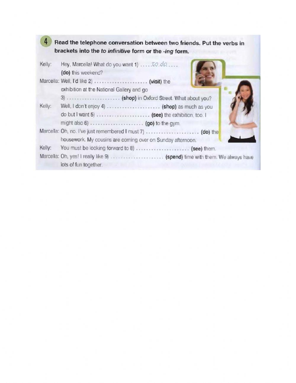 Gerund and Infinitive