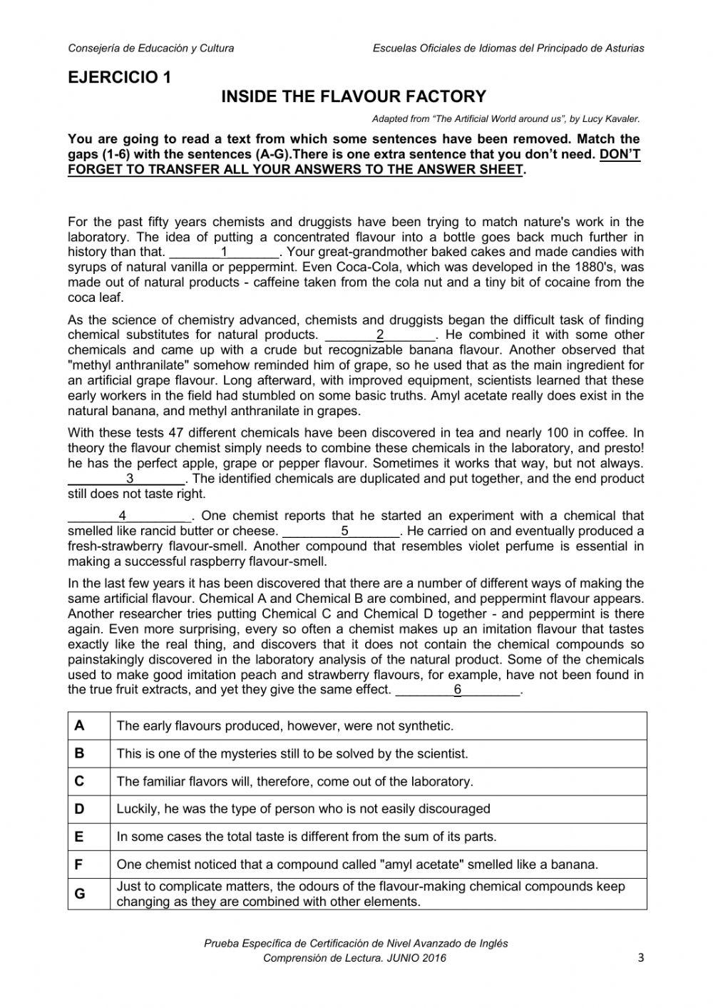 B2 reading test educastur jun 2016