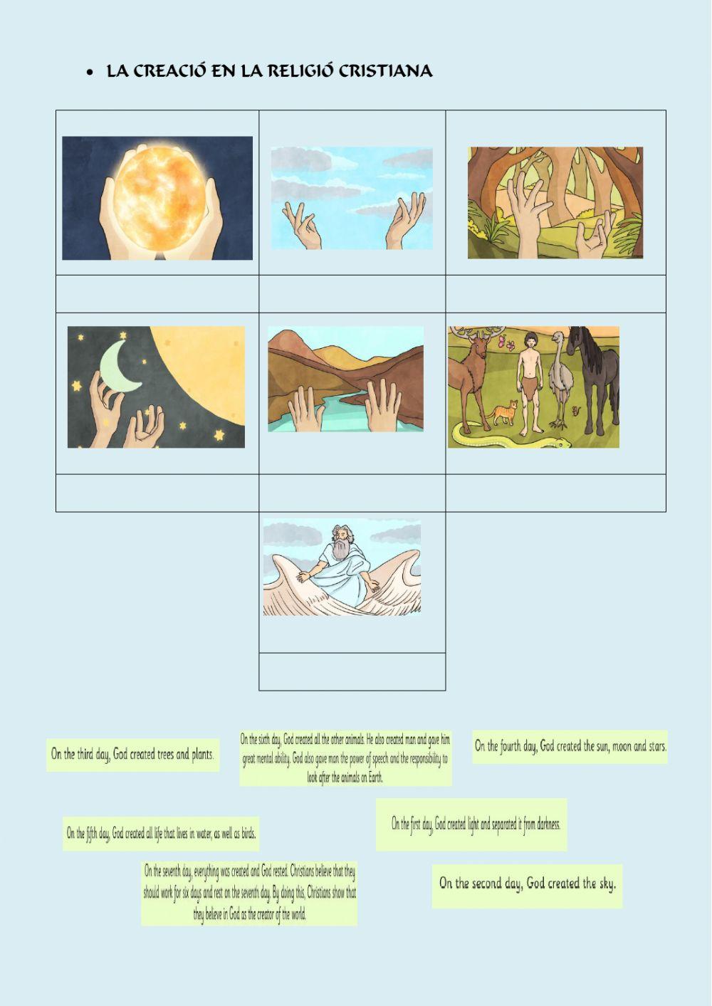 La creacio en les religions