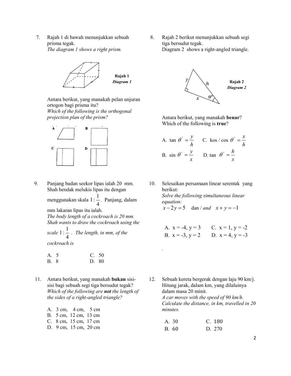 Modul 1 Master Math Tingkatan 3