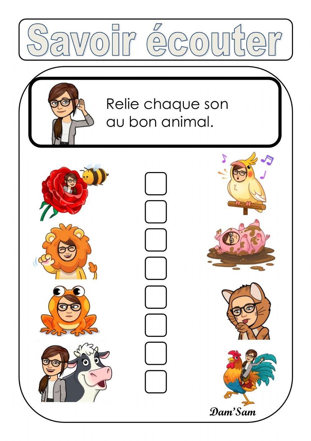 Les sons des animaux