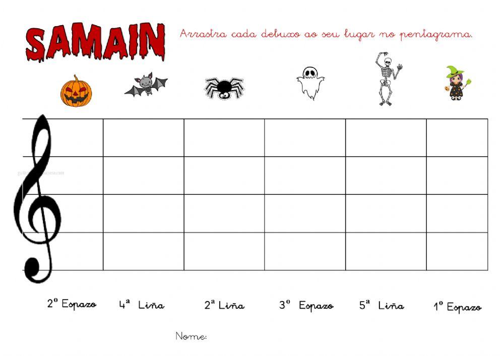 Repaso liñas e espazos