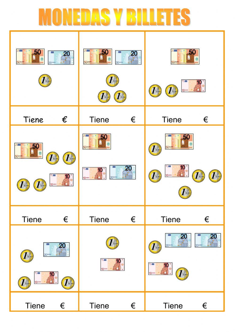Monedas y billetes 1
