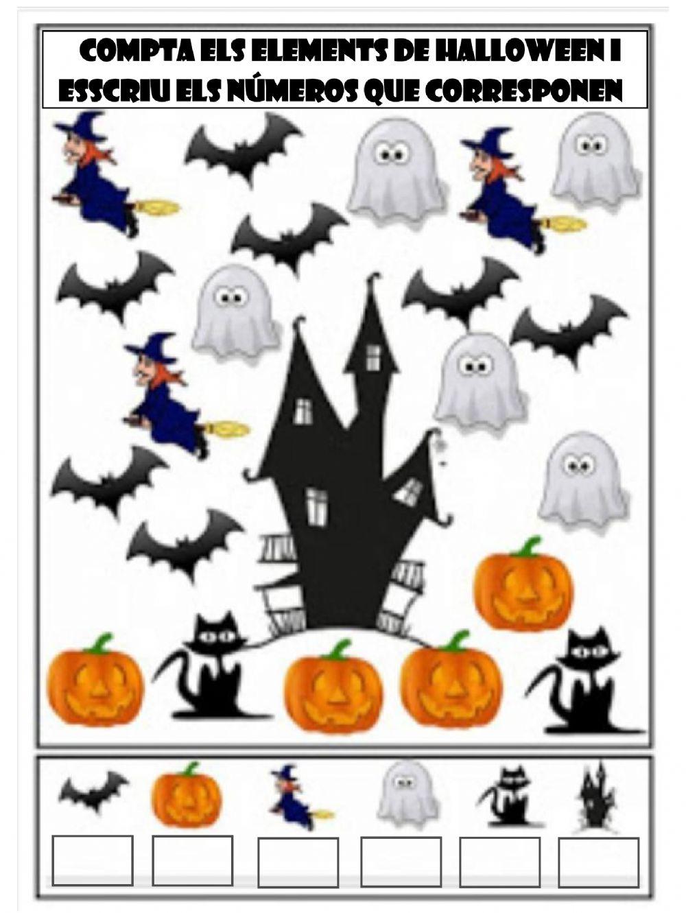 Comptatge de Halloween Comptatge de Halloween