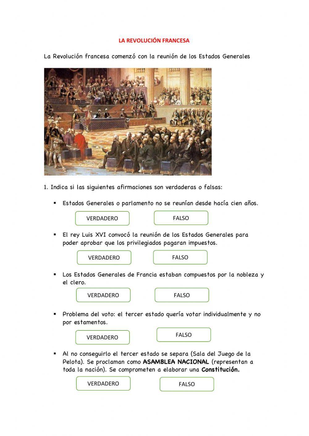 Revolución francesa: Estados Generales