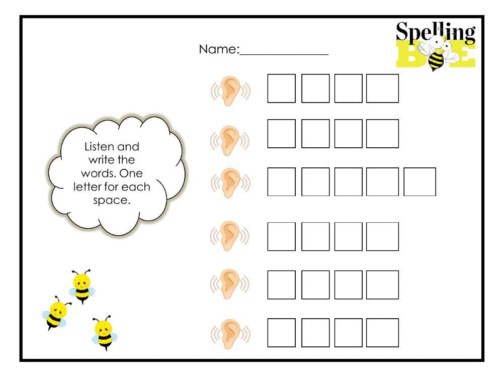 Spelling bee