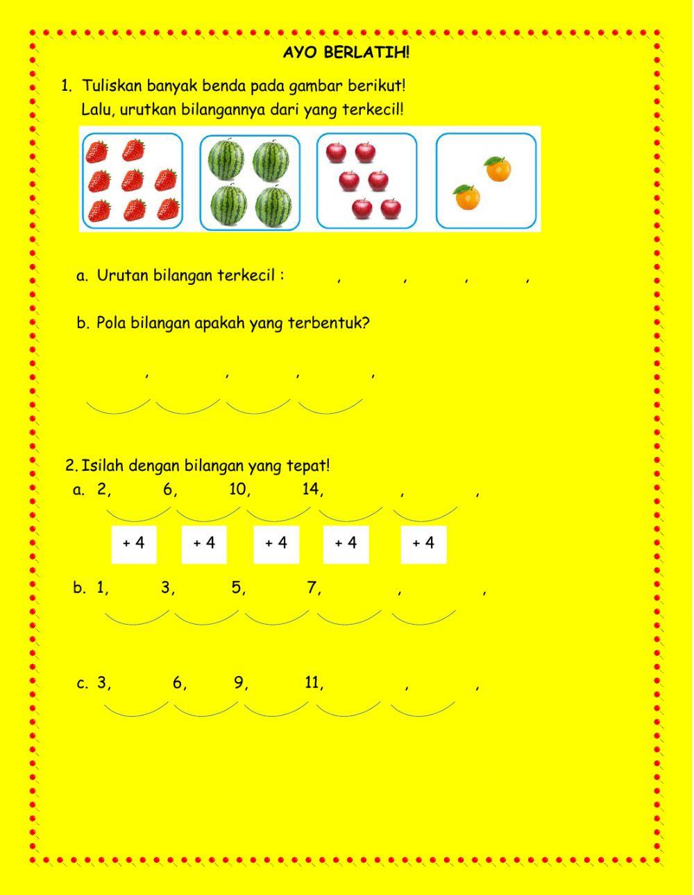 Pola Barisan Bilangan