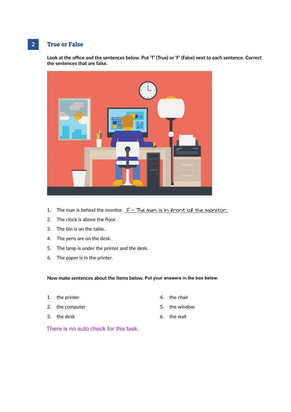 Prepositions of PLACE - A1-A2