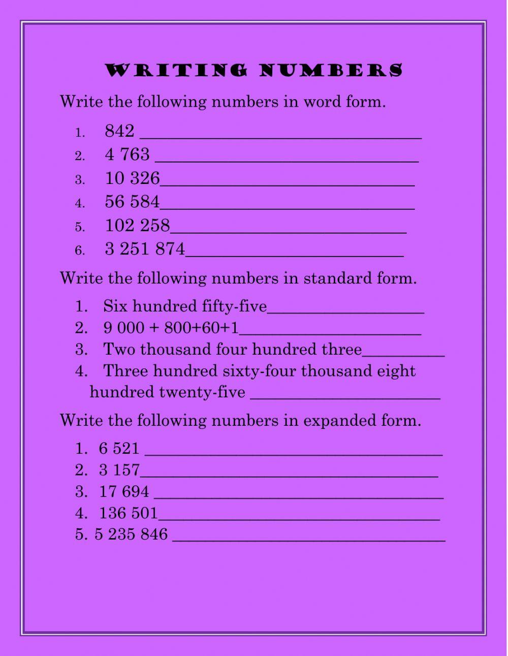 writing-numbers-exercise-live-worksheets