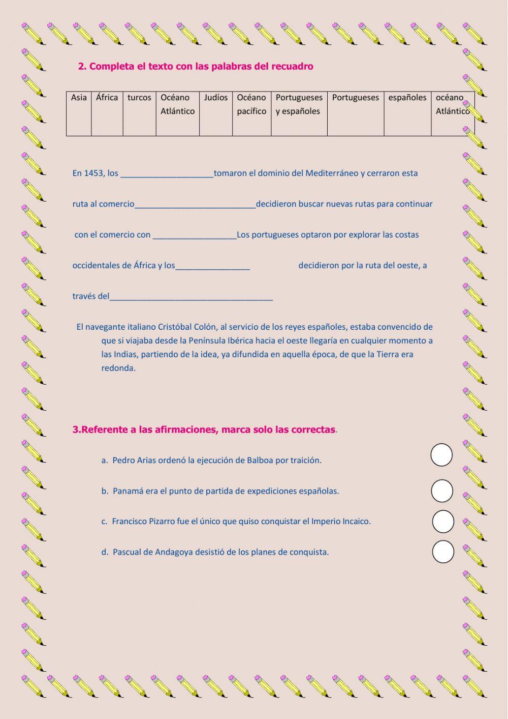 Los españole y la conquista del Tahuantinsuyo