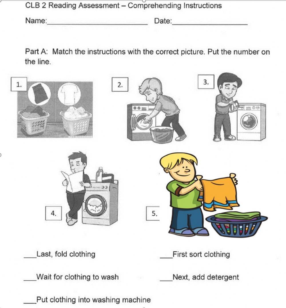 Instructions on how to do Laundry