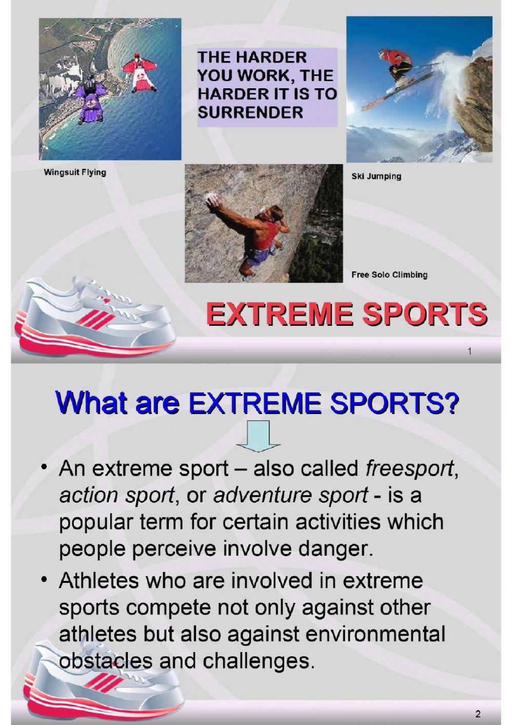 Extreme Sports - Relative Clauses