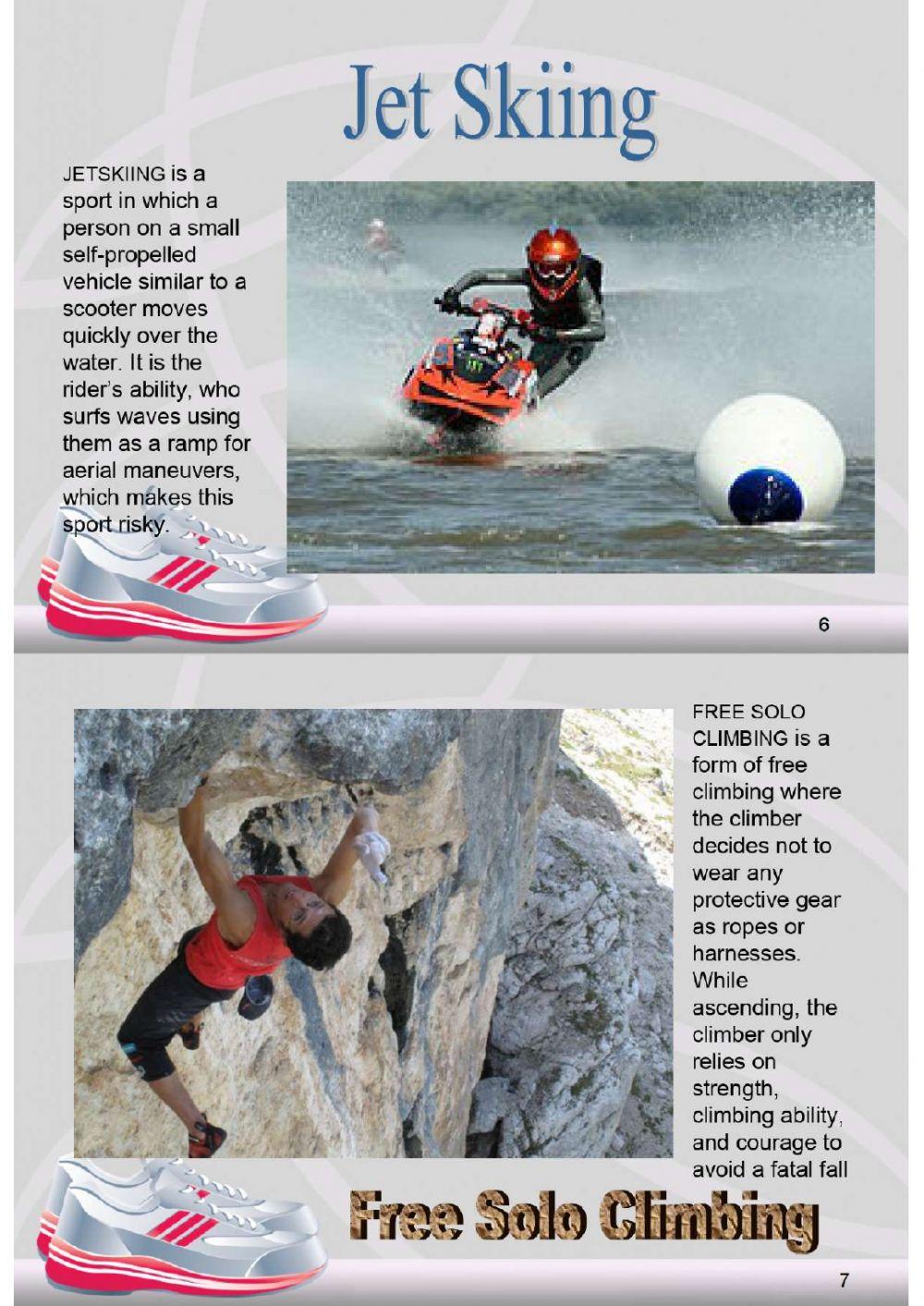 Extreme Sports - Relative Clauses